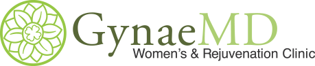 Gynaeinfertility logo with slogan